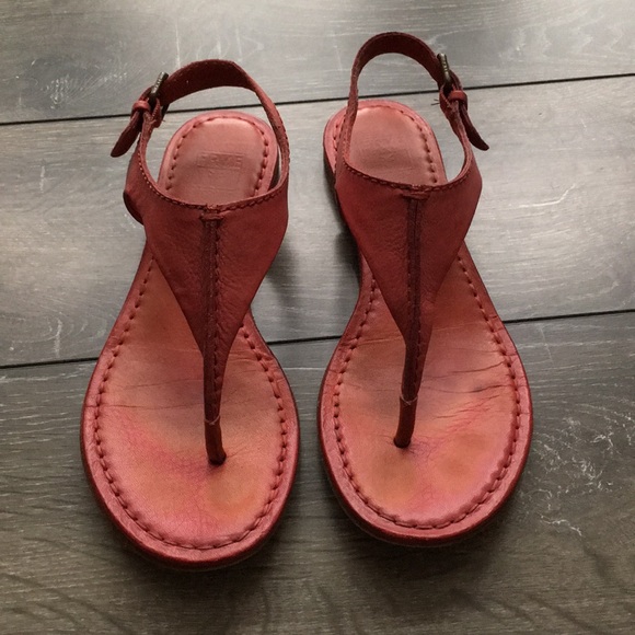 frye t strap sandals